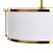 Hello Honey® 10" Metal Semi-Flush Mount Ceiling Light with Captured Linen Shade